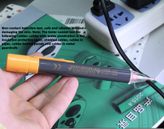 Non-contact voltage tester with buzzer and visual LED alert