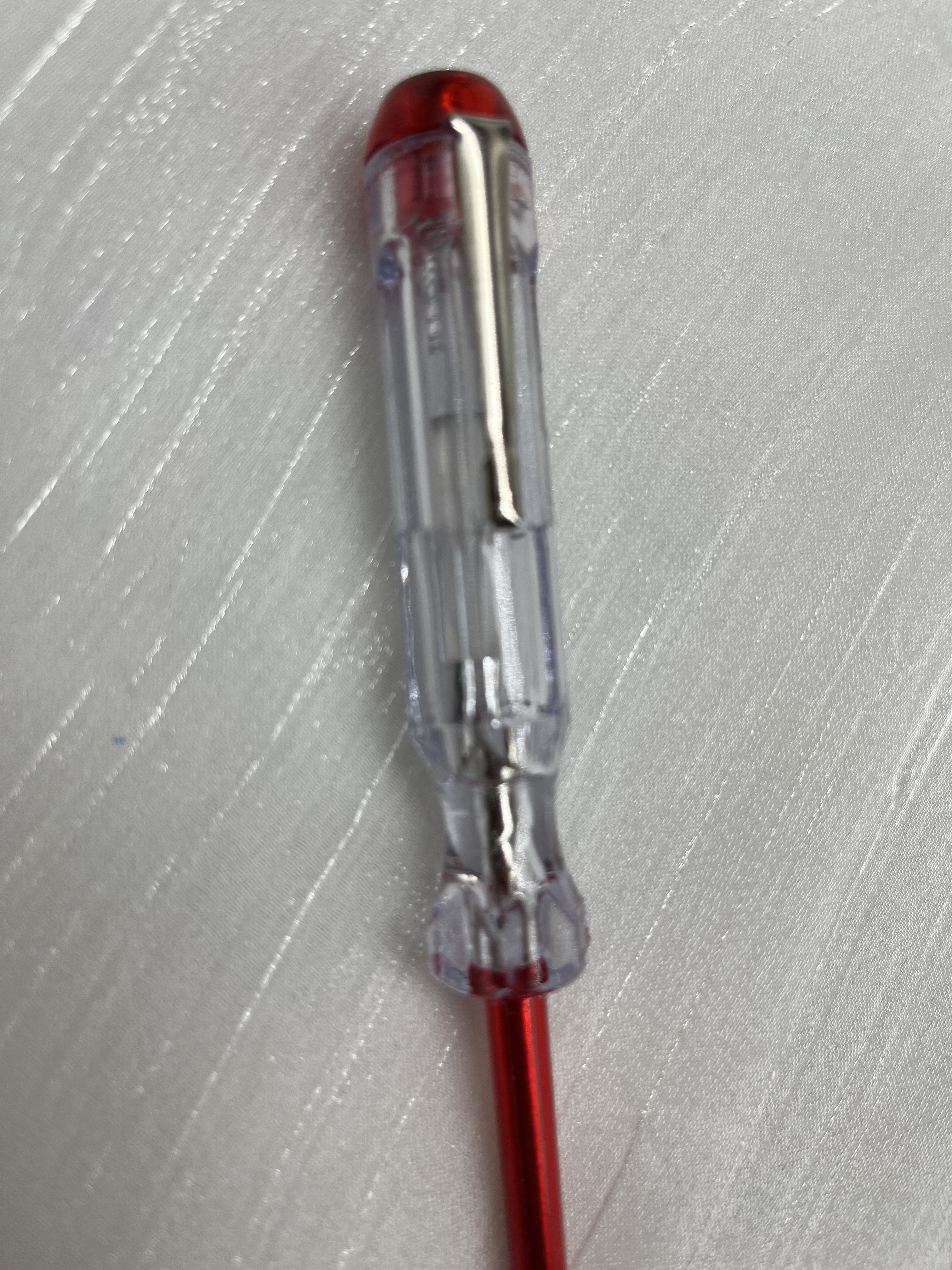 New red cap pen buckle single use test pen electrician maintenance contact test pen