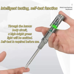 2-in-1 Voltage Detector Pen with Screwdriver Bits - Non-Contact Circuit Tester with Wire Breakpoint Finder