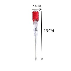 Single indicator silent voltage test pen for electricians