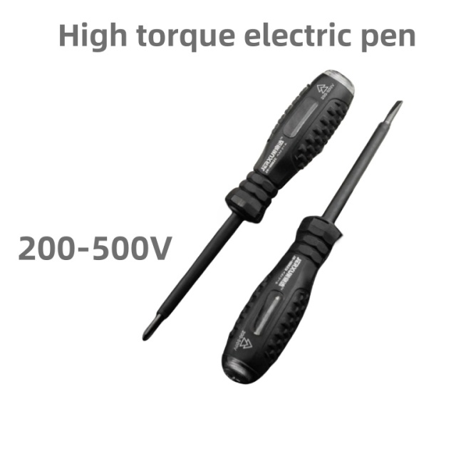 2-in-1 Multifunction Electrical Voltage Tester & Screwdriver Pen with LED Display for Electricians