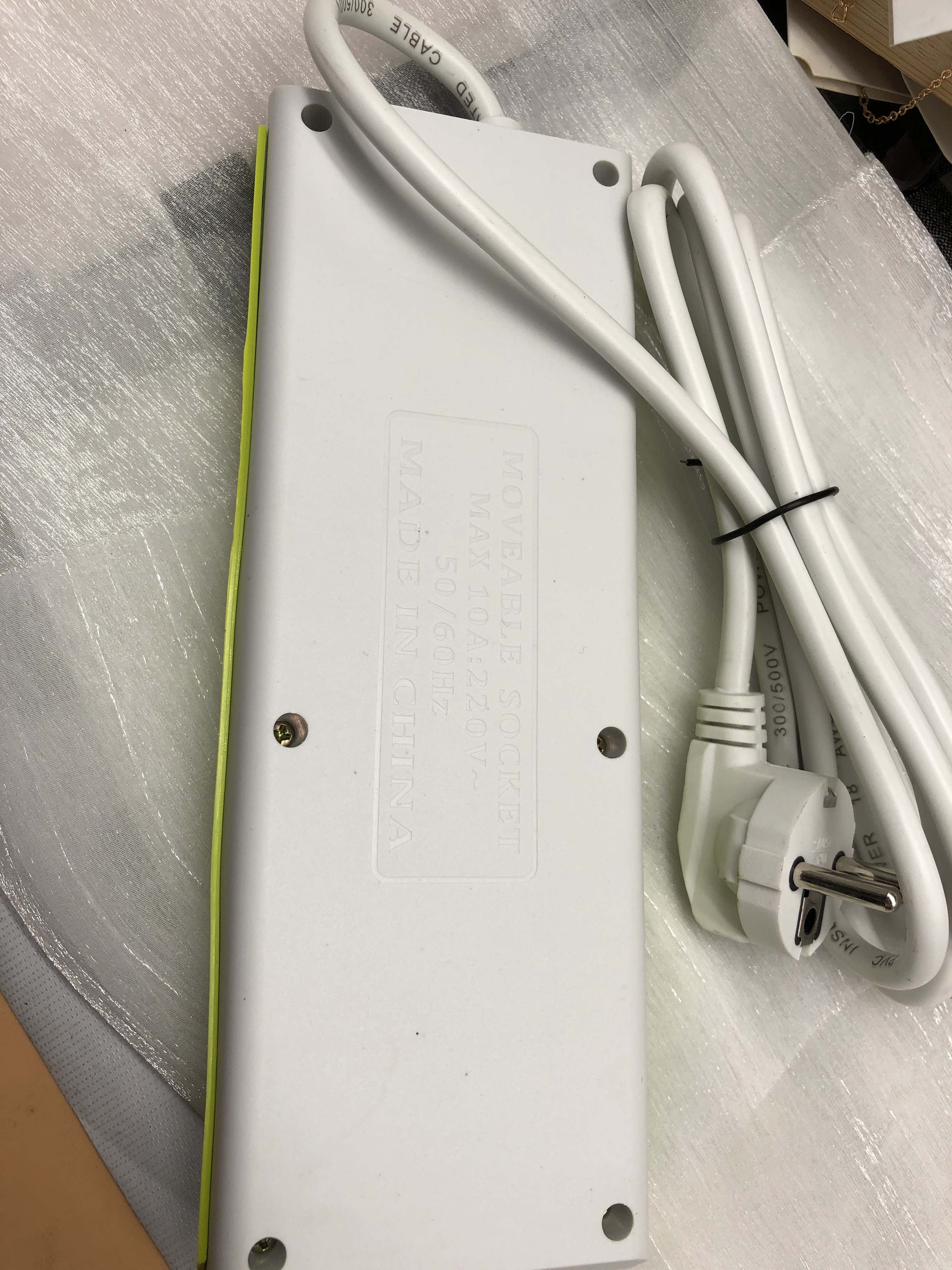 EU Power Strip with [X] AC Outlets and [Y] USB Ports, Schuko Plug, Surge Protector with [Featuers e.g., Overload Protection] for Home/Office/Travel