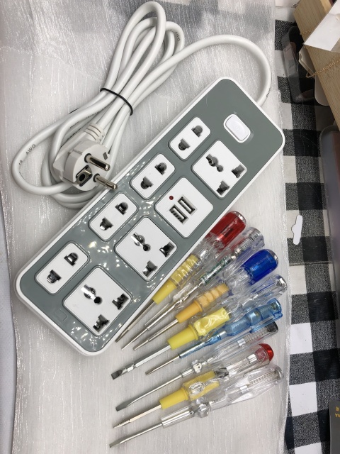 EU Power Strip with [X] AC Outlets and [Y] USB Ports, Schuko Plug, Surge Protector with [Featuers e.g., Overload Protection] for Home/Office/Travel