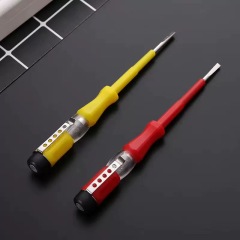 High Brightness Neon Voltage Tester & Screwdriver, Multifunctional Electrical Test Pen for Electricians and Household Use