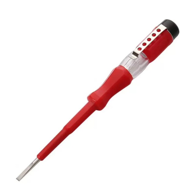 High Brightness Neon Voltage Tester & Screwdriver, Multifunctional Electrical Test Pen for Electricians and Household Use