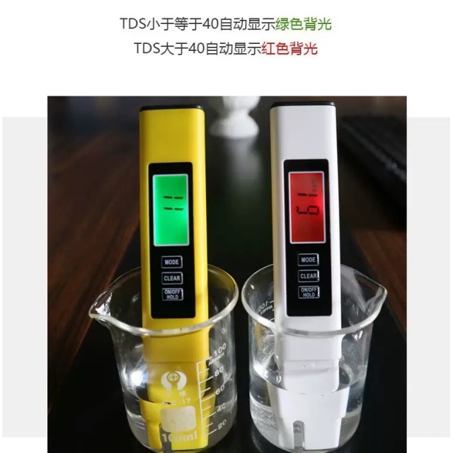 Digital TDS & EC Meter Water Quality Tester Pen - for Drinking Water, Aquariums, Hydroponics