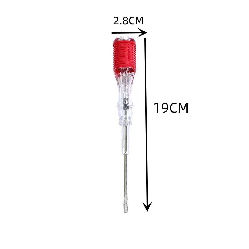 Single indicator silent voltage test pen for electricians