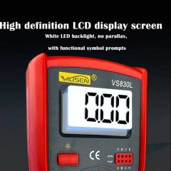 Digital Multimeter, High Precision Multi-Function Voltmeter with Backlight & Anti-Burn for Home Use