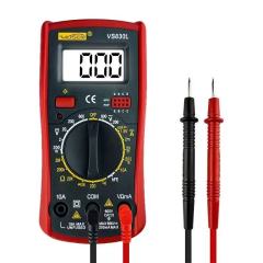 Digital Multimeter, High Precision Multi-Function Voltmeter with Backlight & Anti-Burn for Home Use