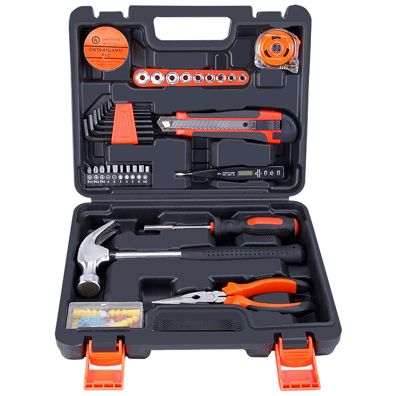 Hand Tool Set - Home Manual Tool Kit Comprehensive Manual Tool Set for Household Maintenance Needs