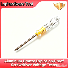 Professional Electrical Maintenance Tool for Electrician 2 in 1 Test Pen Screwdriver and Non Sparking Anti Explosion Voltage Detector Hand Tool