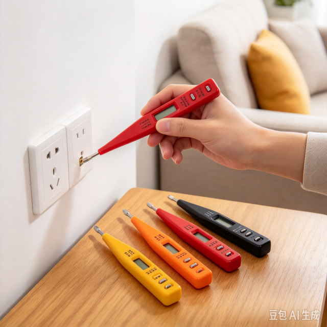 LCD Digital Voltage Tester Screwdriver for Electrical Maintenance and Circuit Testing
