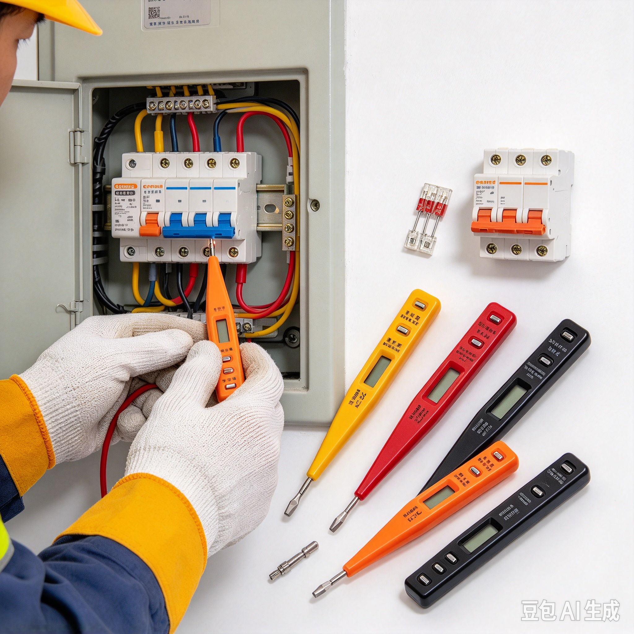 LCD Digital Voltage Tester Screwdriver for Electrical Maintenance and Circuit Testing