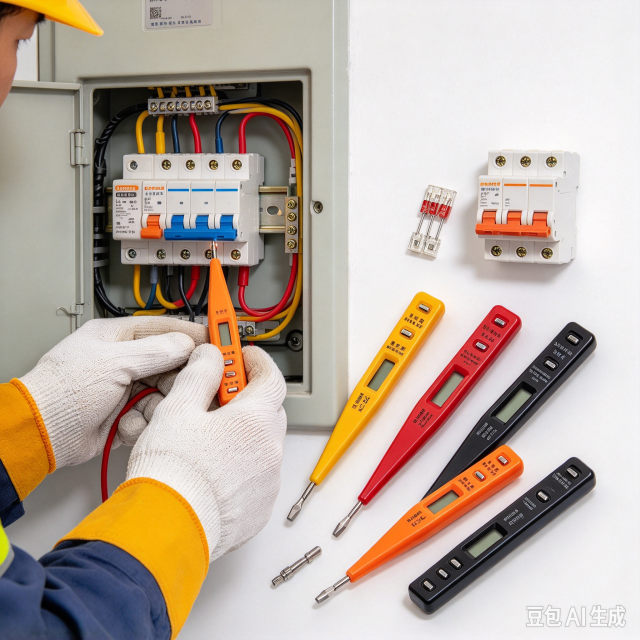 LCD Digital Voltage Tester Screwdriver for Electrical Maintenance and Circuit Testing