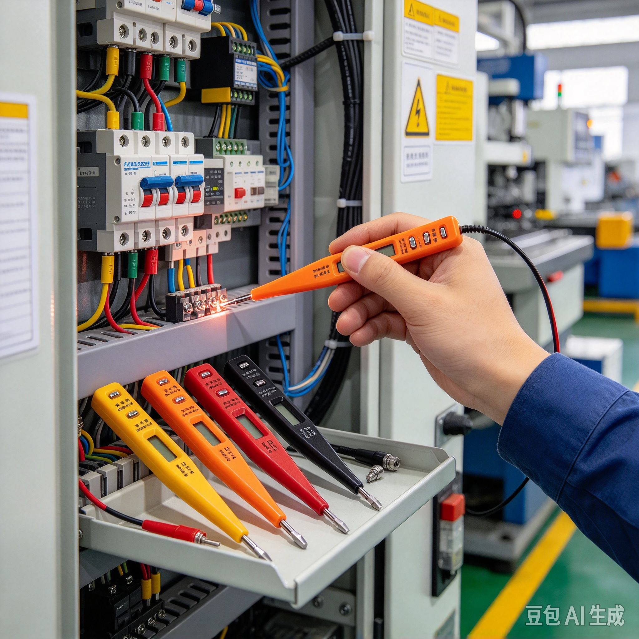 LCD Digital Voltage Tester Screwdriver for Electrical Maintenance and Circuit Testing