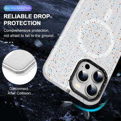 SBR-PMCXK New Arrivals for iPhone 16pro 16pro max Splash-Ink Design Magnetic Phone Case Phone Accessories