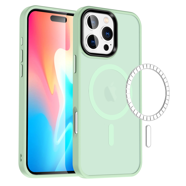 SBR-XCCXPG Luxury Matte Phone case for iphone 16 15 14 13 Pro Max Plus Designer Frosted Tpu Pc Shockproof Translucent Magnetic Phone Cases