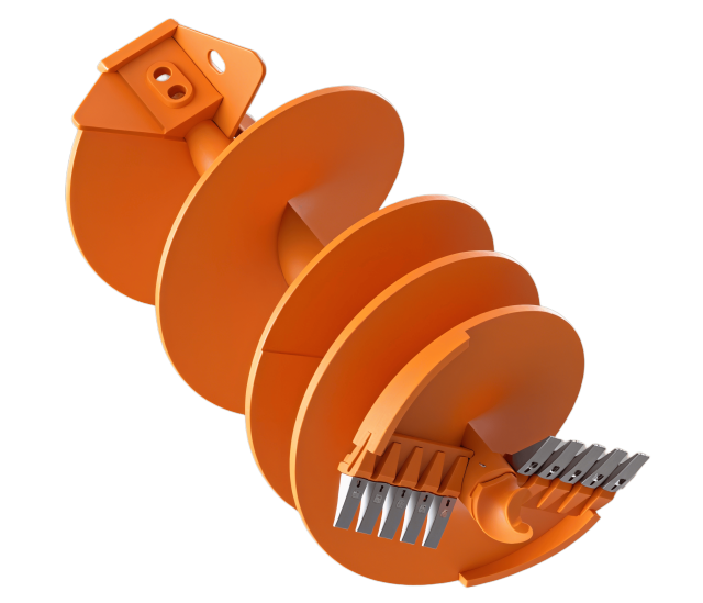 Auger Rock Drilling Auger Soil Drilling Clay Drilling, Flat type Tappred type with B47K/C31 bit high quality fast delivery for foudnation construction suitable for different drill rig