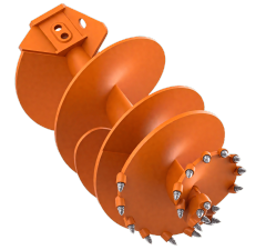 Auger Rock Drilling Auger Soil Drilling Clay Drilling, Flat type Tappred type with B47K/C31 bit high quality fast delivery for foudnation construction suitable for different drill rig