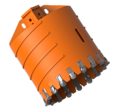 Core Barrel Bullet Bit Core Barrel Roller Bit Core Barrel for tough Rock Drilling High effiency piling construction for rotary drilling rig