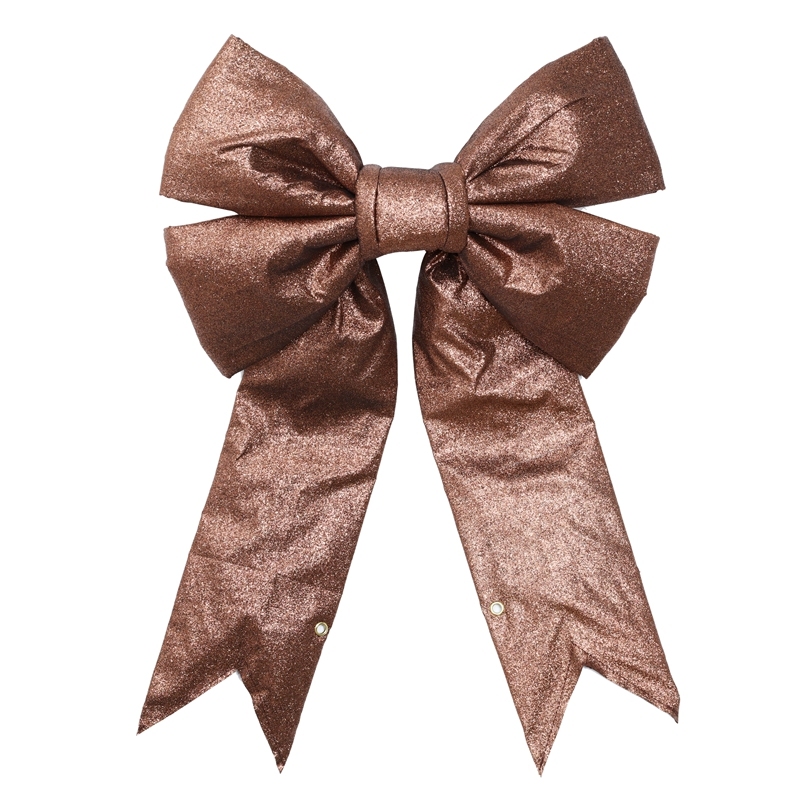 24" Giant Glitter Christmas Wreath Bows Vintage Style Christmas Bows for Wreaths