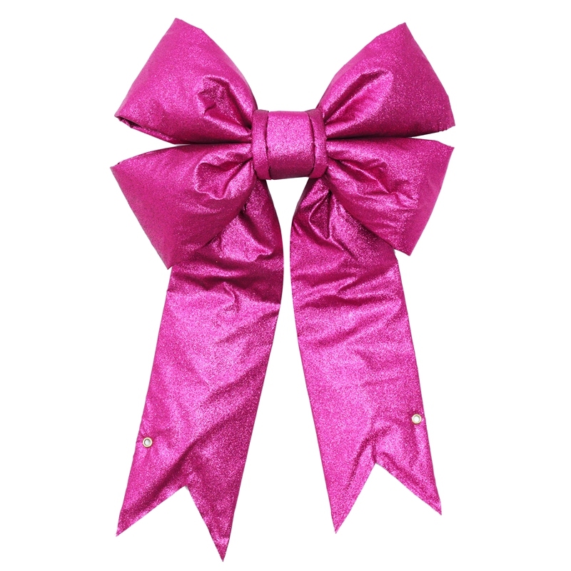 24" Large Size Bow Glitter Car Bow Customizable Christmas Bow Kits