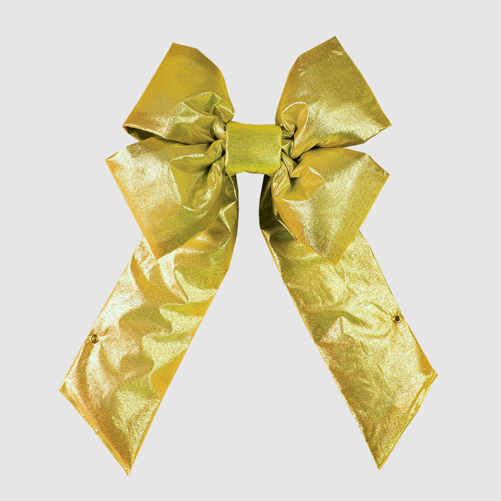 18 in Large Metallic Gold Decorative Bow – Stunning Decoration for Events & Holidays