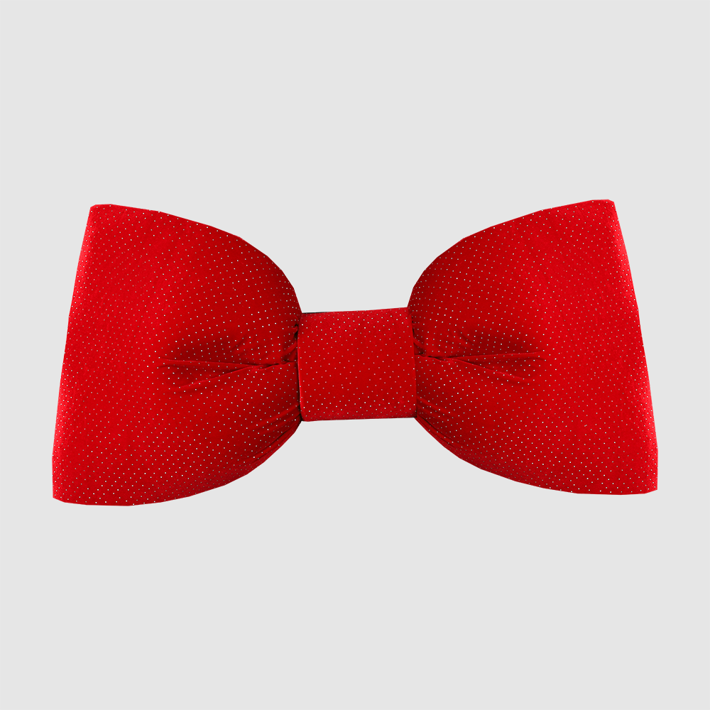 36" Red 2-loop Diamante Velour Bows Luxurious Red Velvet Decorative Bow for Gifts and Events