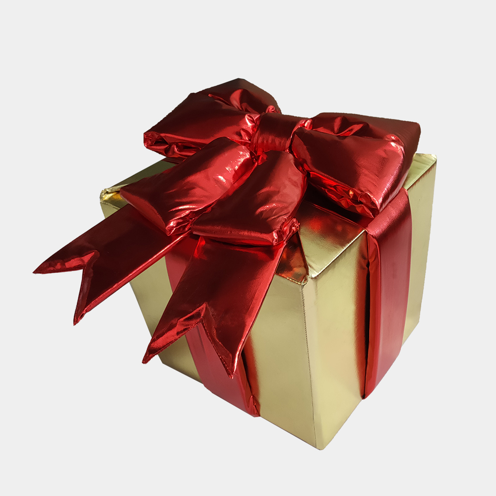 12" Elegant Christmas Gift Box Stylish Holiday Gift Box - Stylish Foldable and Eco-Friendly