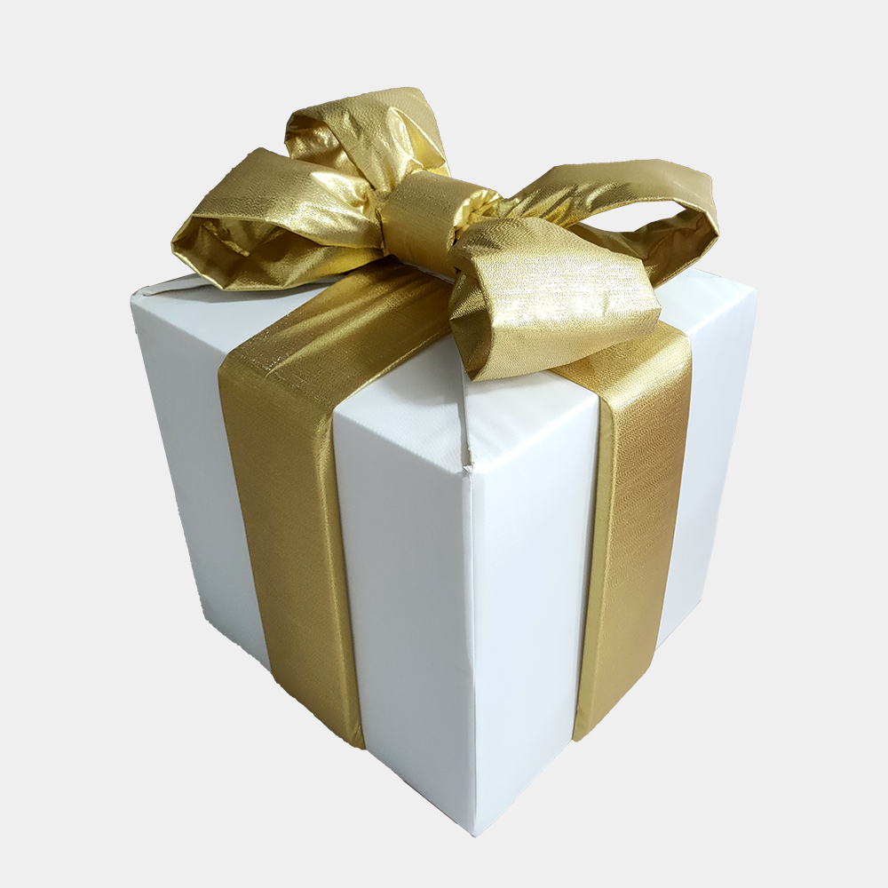 12" Elegant Christmas Gift Box Stylish Holiday Gift Box - Eco-Friendly & Space-Saving