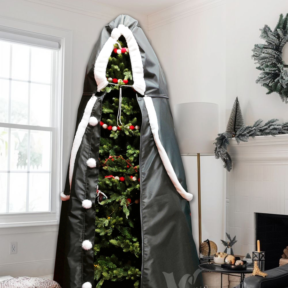 7.5 Ft Tree Coat Innovative Christmas Tree Coat Holiday Tree Cover- Unique Design - Modern & Functional