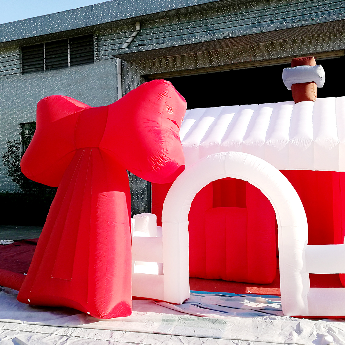 Wello 98" Giant Inflatable Bow Giant Christmas inflatable decorations Perfect Holiday Decoration