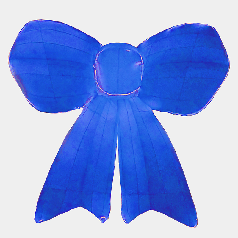 Wello 5m Pre-lit Giant Christmas inflatable Bow- Giant Inflatable Fun and Festive Holiday Decor