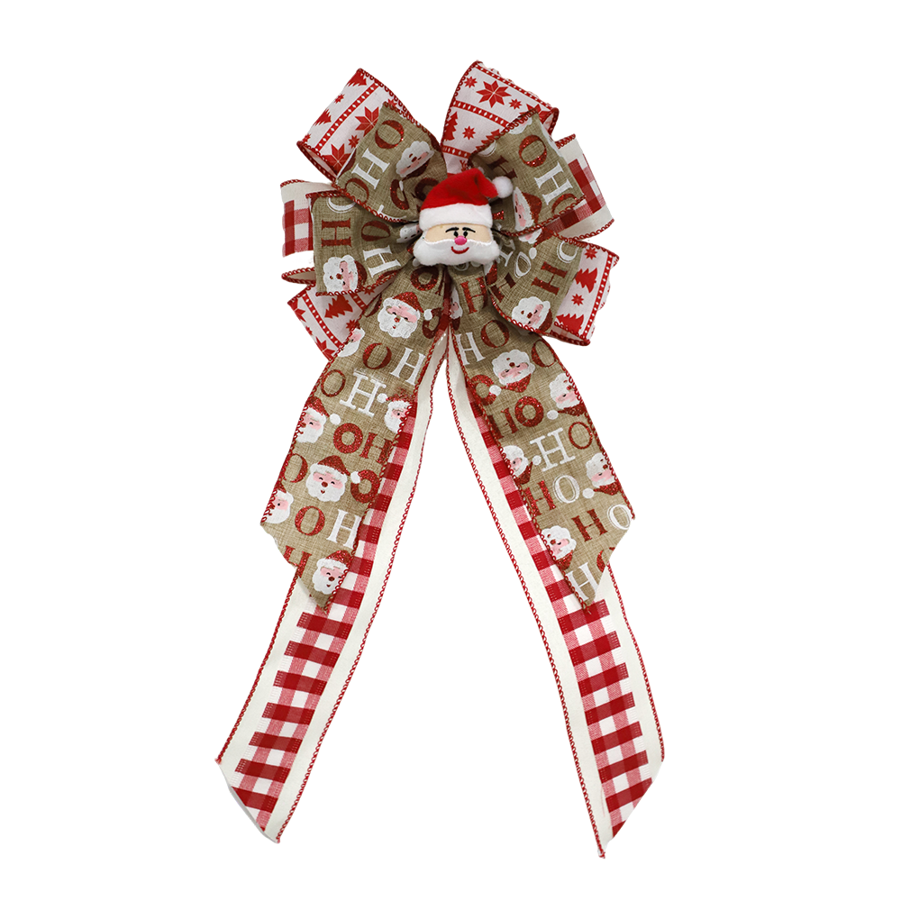 Charming Snowman Christmas Bow - Perfect for Holiday Decor