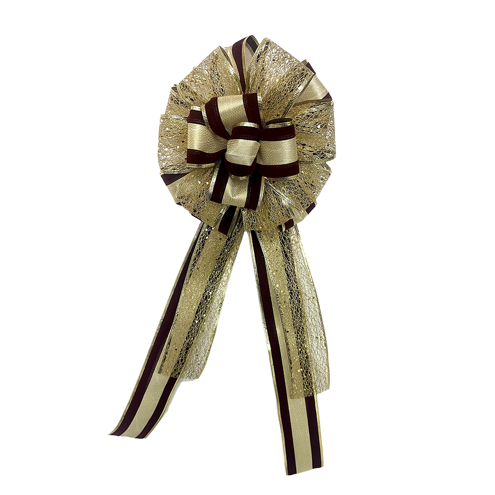 Luxurious Gold Christmas Bow - Perfect for Holiday Decorations