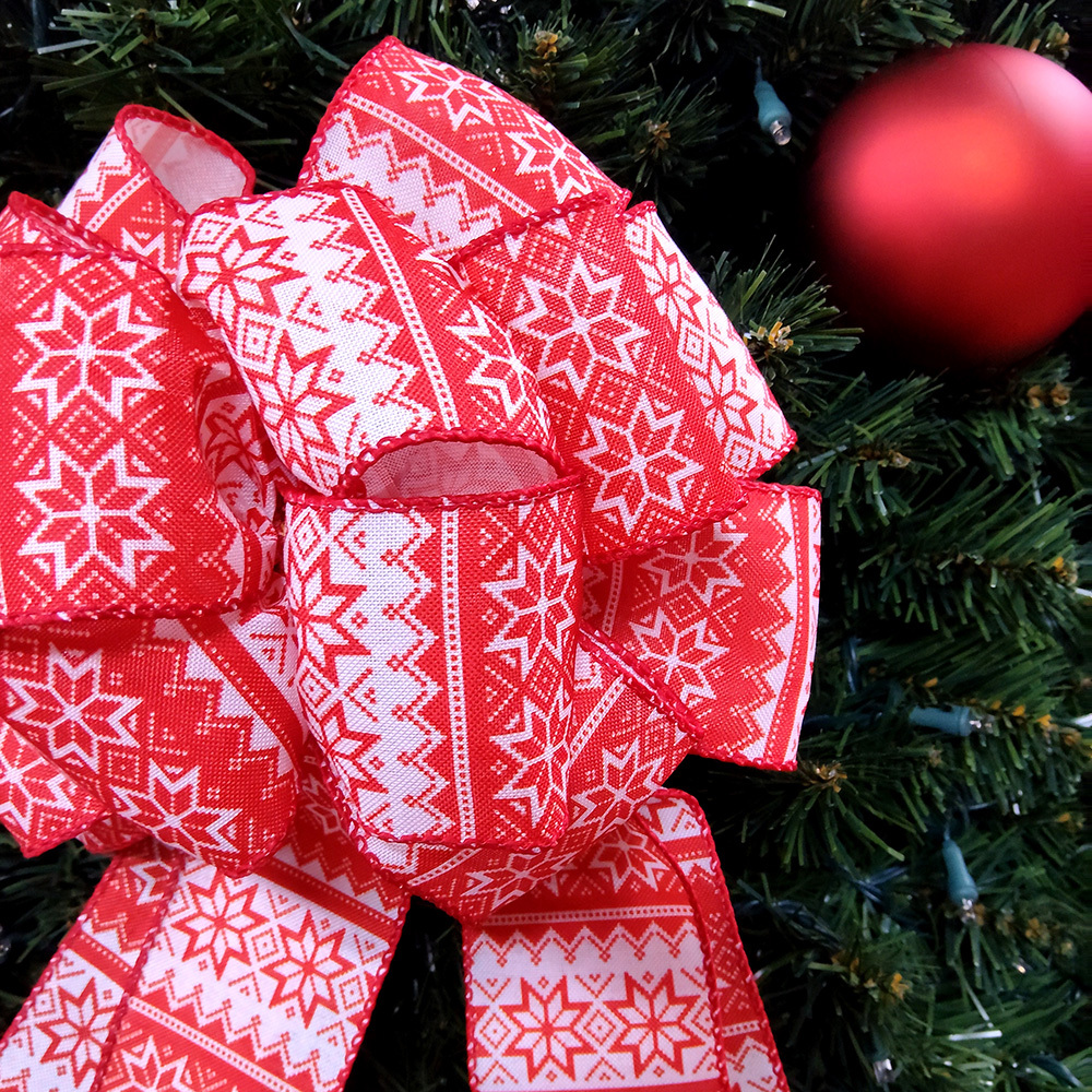 Festive Christmas Decorative Bow - Perfect for Holiday Decor