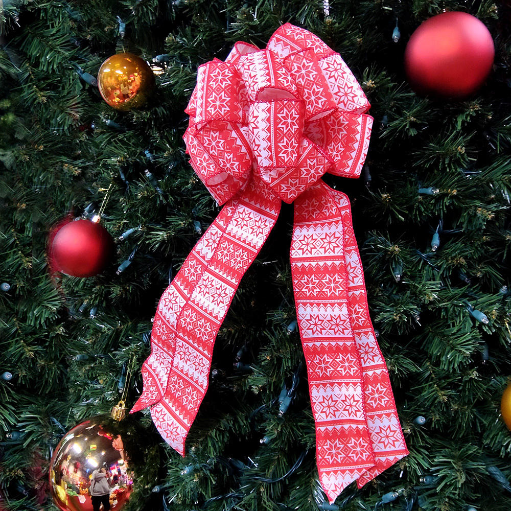 Festive Christmas Decorative Bow - Perfect for Holiday Decor