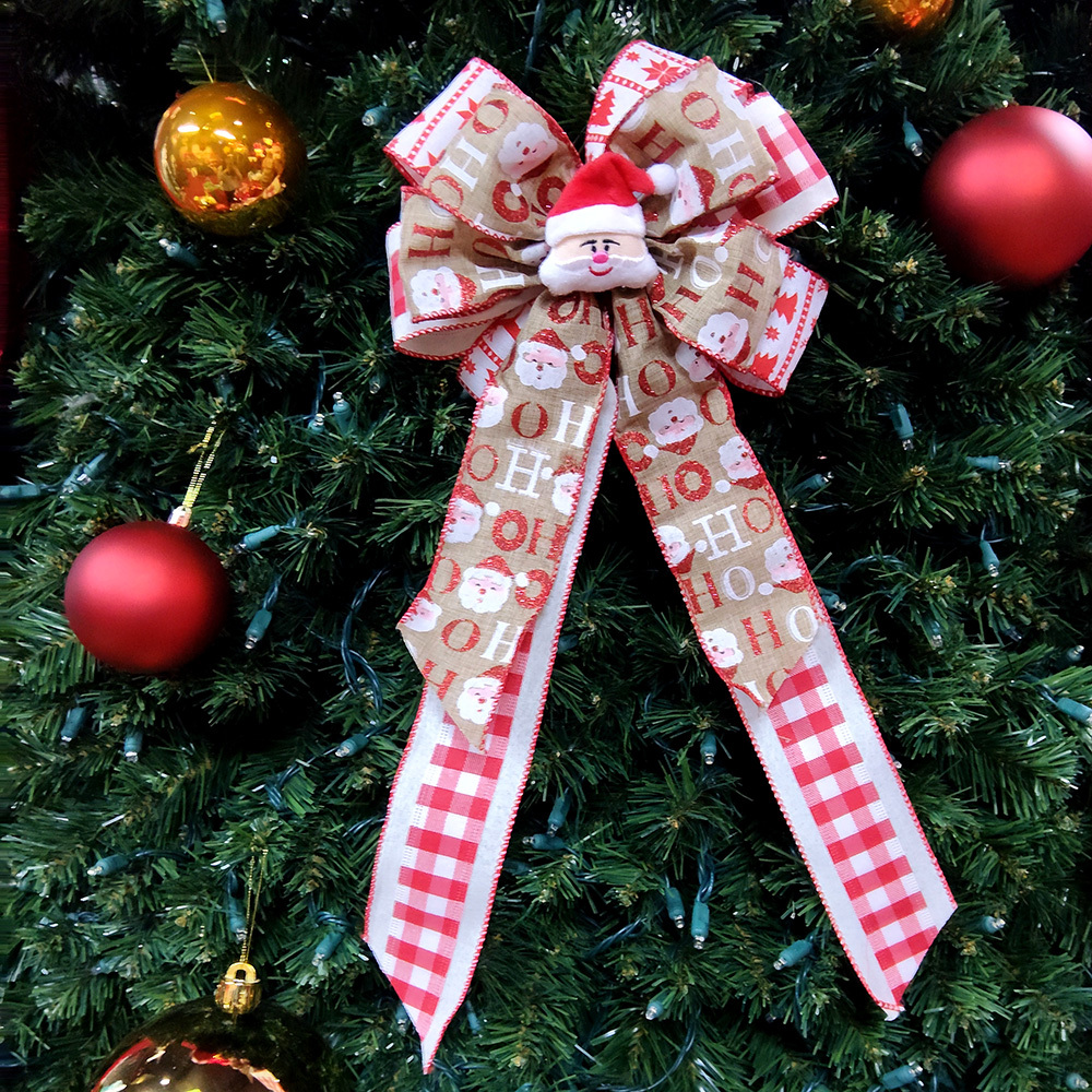 Charming Snowman Christmas Bow - Perfect for Holiday Decor