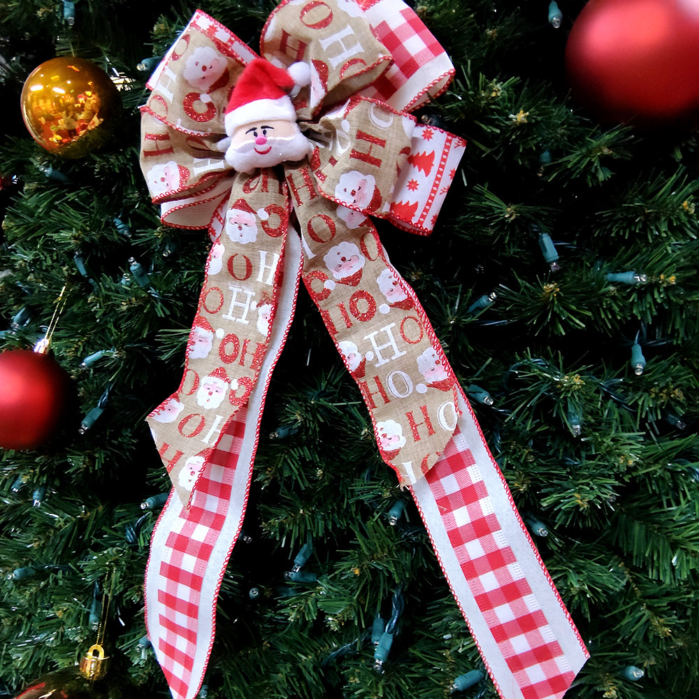 Charming Snowman Christmas Bow - Perfect for Holiday Decor