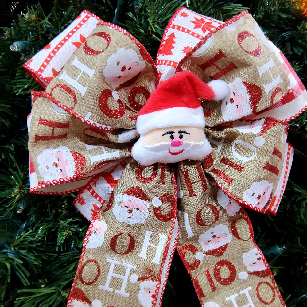Charming Snowman Christmas Bow - Perfect for Holiday Decor