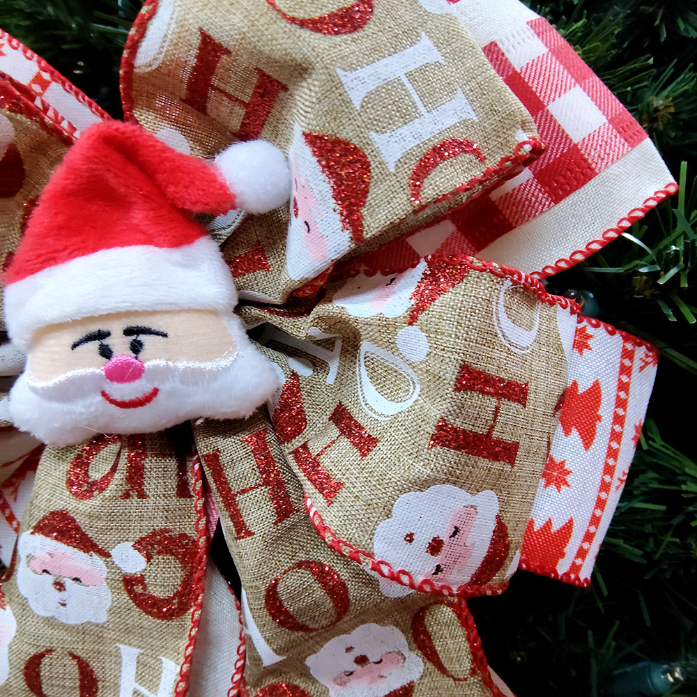 Charming Snowman Christmas Bow - Perfect for Holiday Decor