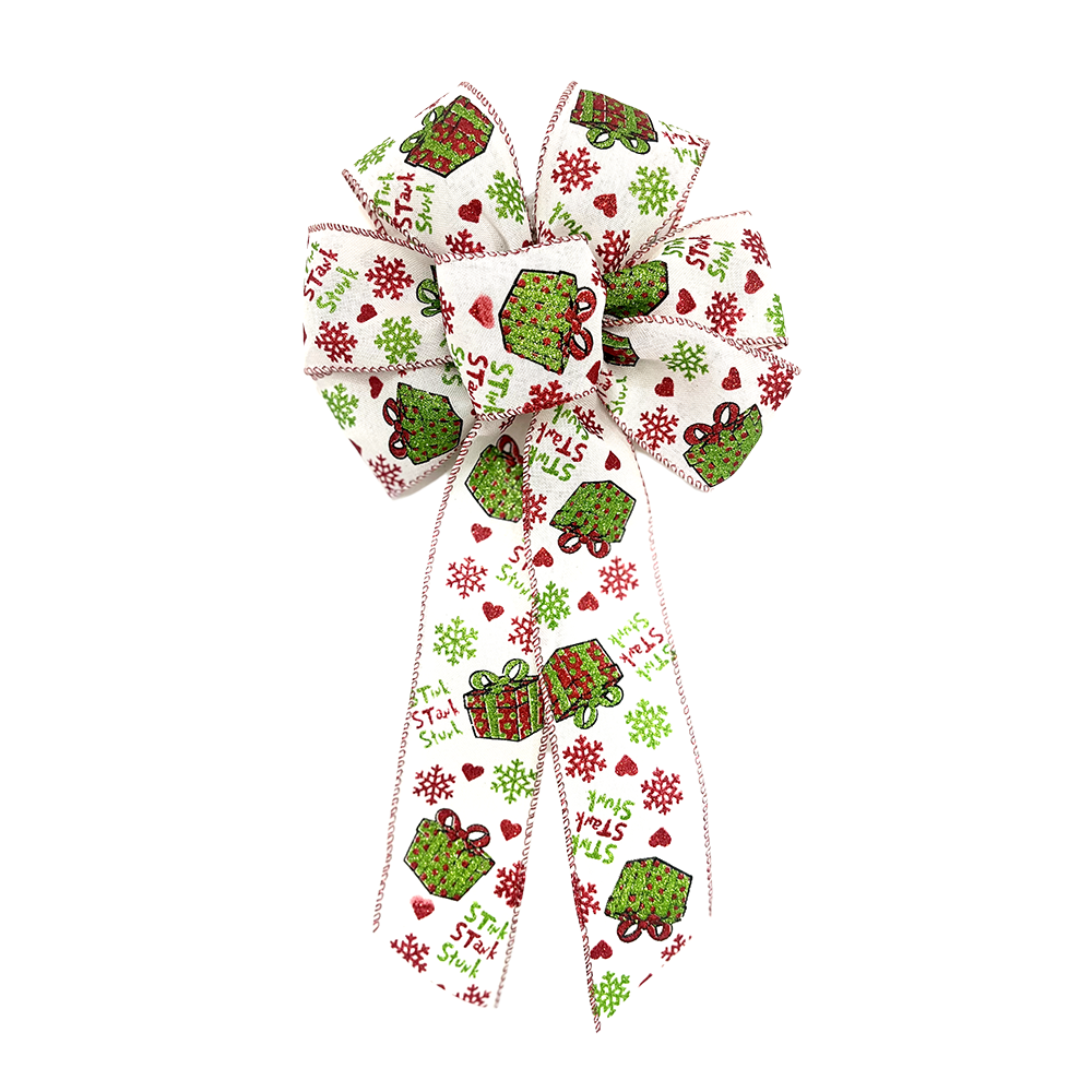 Whimsical Christmas Gift Bow Decoration