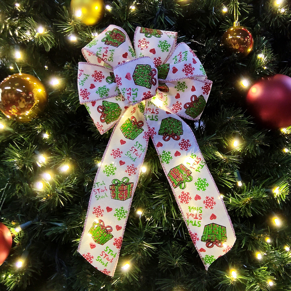 Whimsical Christmas Gift Bow Decoration