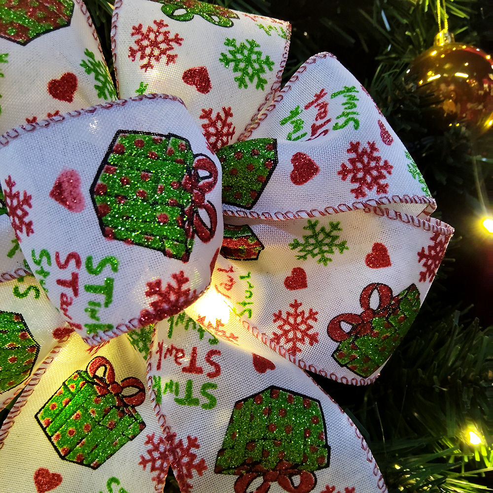 Whimsical Christmas Gift Bow Decoration
