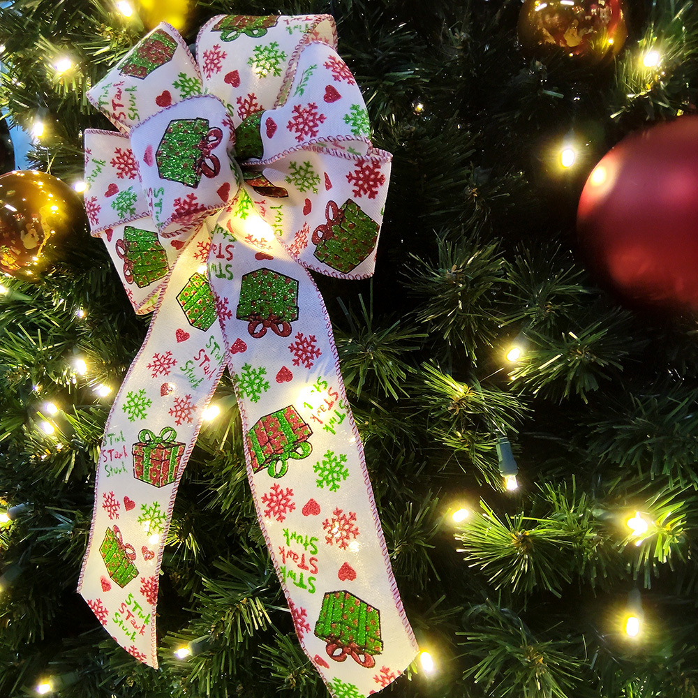 Whimsical Christmas Gift Bow Decoration