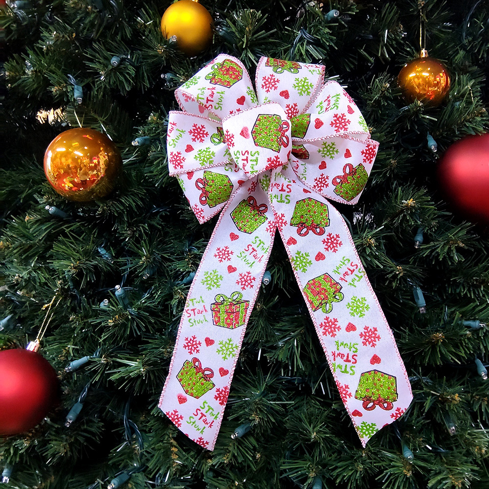 Whimsical Christmas Gift Bow Decoration