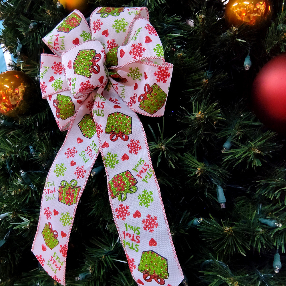 Whimsical Christmas Gift Bow Decoration