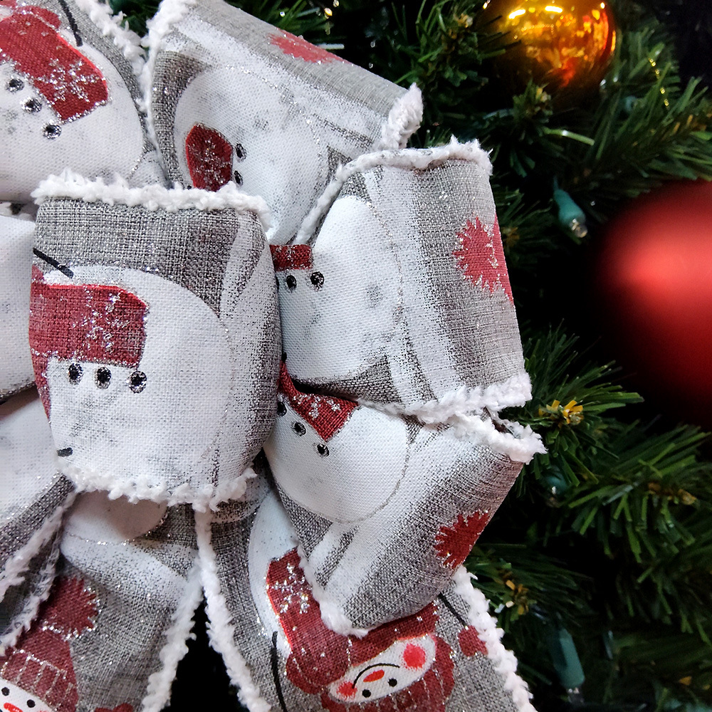 Adorable Snowman Christmas Bow Decorations Online