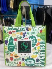 Laminated non-woven shopping bag