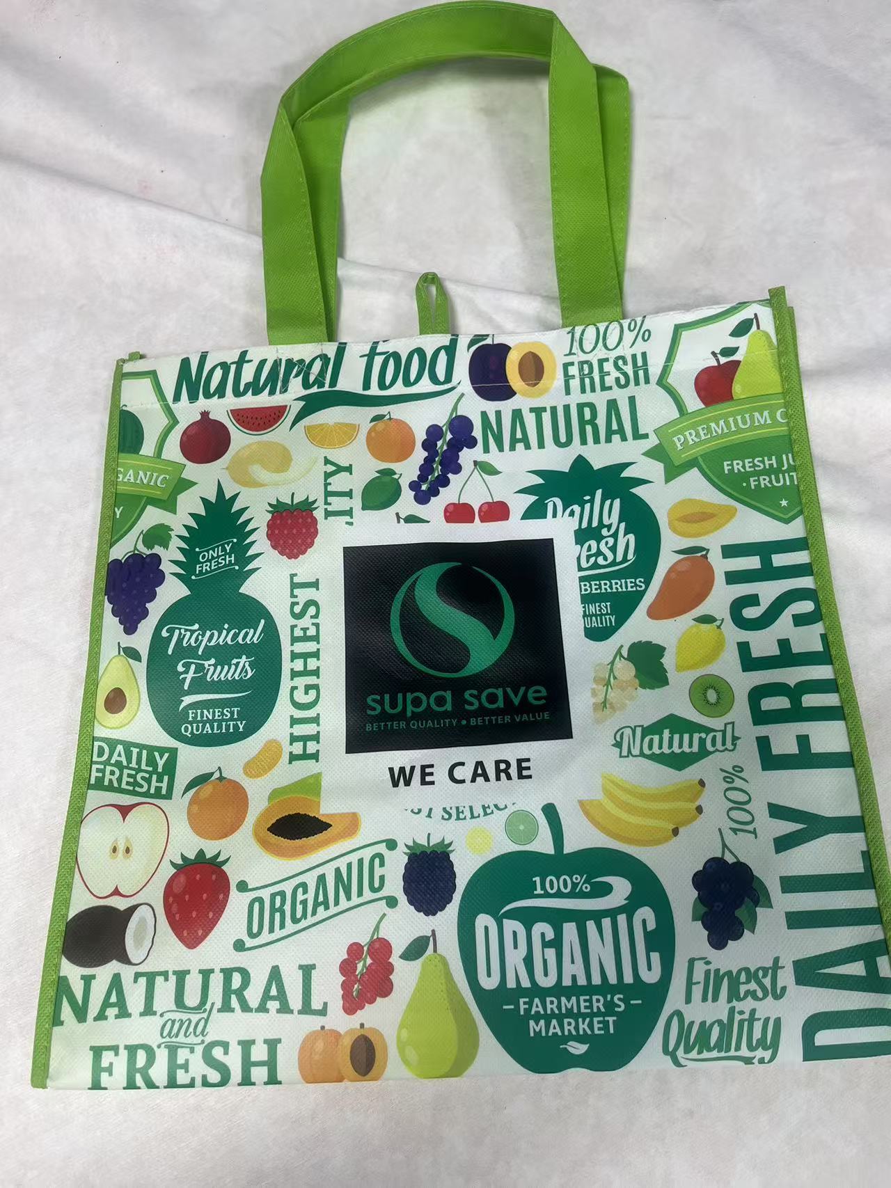 Laminated non-woven shopping bag